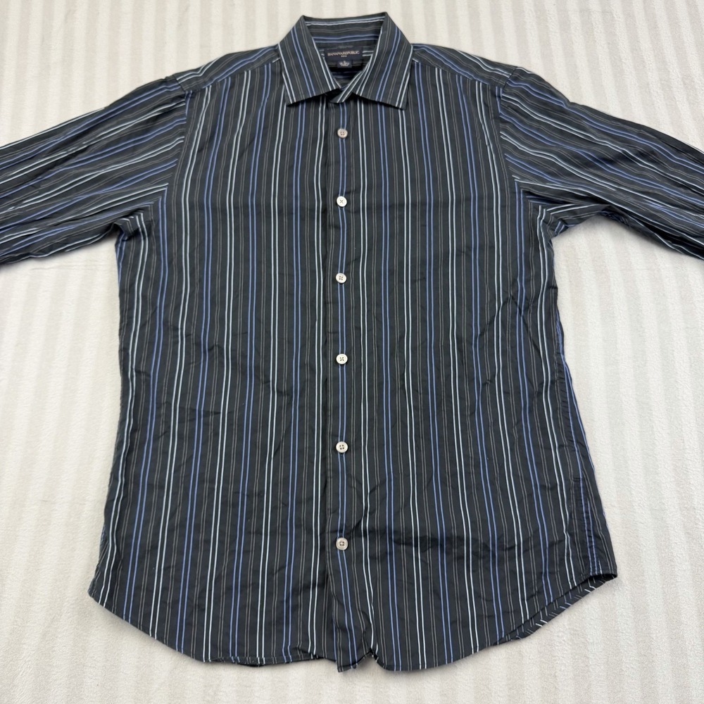 Banana Republic Men's Size Small French Cuff Long Sleeve Button Down